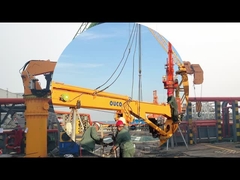 Crane Boom Teleskopik Berkinerja Tinggi 0,5 Ton untuk Kapal Dukungan Offshore