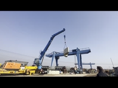 8T Active Heave-compensated Subsea Crane dengan Knuckle Boom