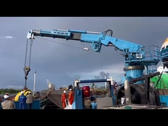 OUCO 0.9T21.6M Knuckle Telescope Boom Crane lepas pantai