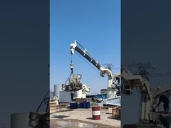 4T14M Knuckle dan Boom Folding Marine Crane