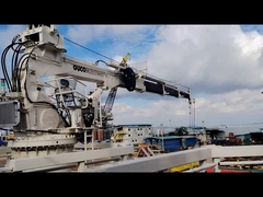 2.5T14M offshore pengeboran platform crane pemasangan dan pengoperasian!